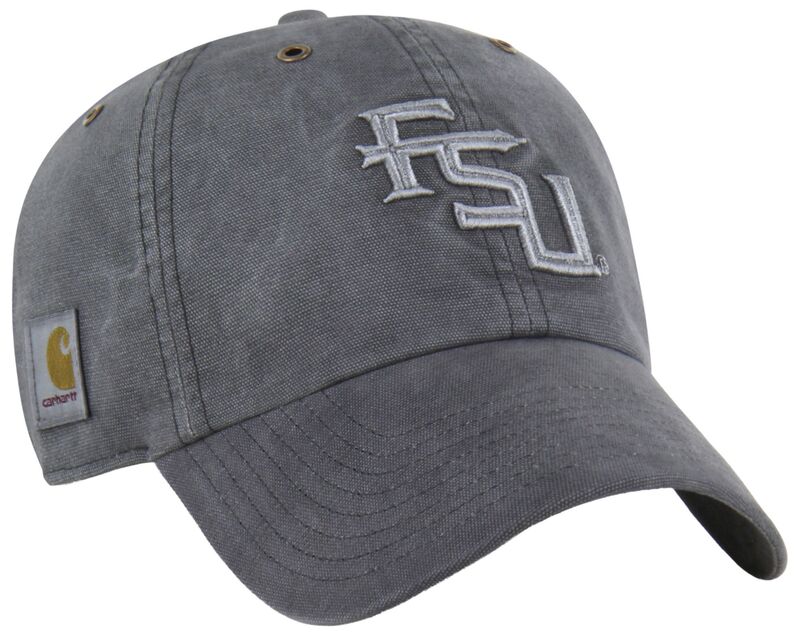 鉄道車両ハート型 メンズ 付属物 鳥打ち帽 Carhartt x 47 Carhartt x \u002747 Adult Florida State Seminoles Charcoal Dyed Clean Up Adjustable Hat NoColor 濃灰色