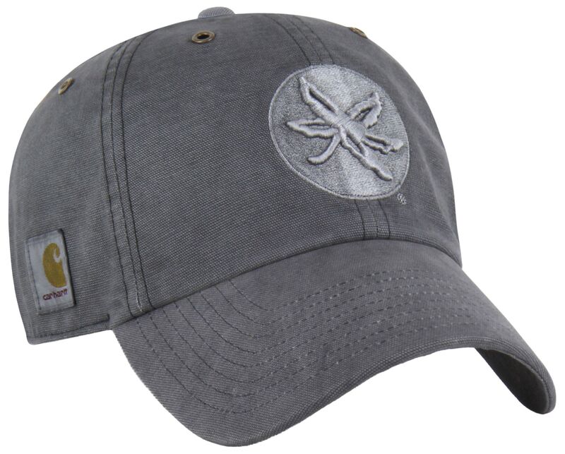 鉄道車両ハート形 レディース 添え物 かぶり笠 Carhartt x 47 Carhartt x \u002747 Adult Ohio State Buckeyes Charcoal Dyed Clean Up Adjustable Hat NoColor 暗灰色