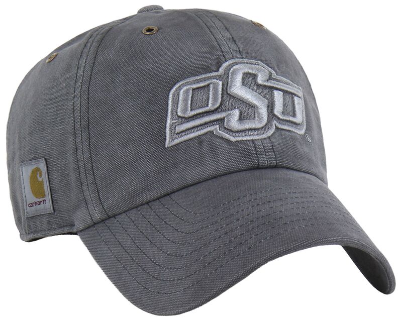鉄道車両ハート型 メンズ 付属物 鳥打ち帽 Carhartt x 47 Carhartt x \u002747 Adult Oklahoma State Cowboys Charcoal Dyed Clean Up Adjustable Hat NoColor 濃灰色
