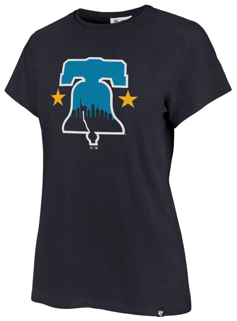フォーティーセブン レディース トップス Tシャツ '47 Women's Philadelphia Phillies Blue Premier Frankie T-Shirt NoColor ブルー|ReVida 店