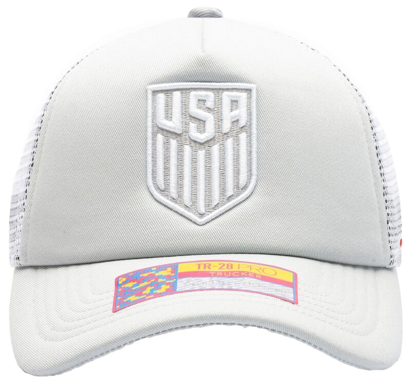 気違いインキ レディース 佩び物 かぶり笠 Fan Ink Adult USMNT Fogrey Adjustable Trucker Hat NoColor 薄墨色
