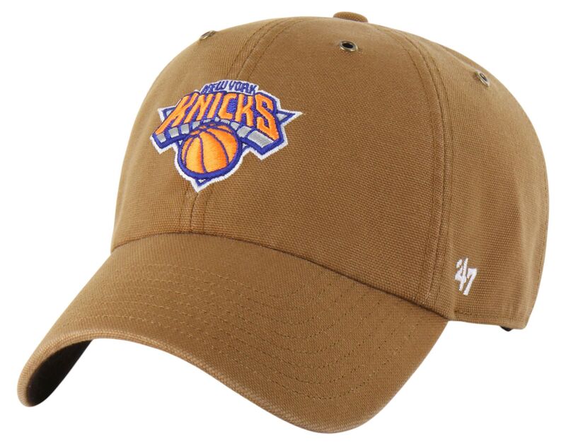鉄道車両ハート型 メンズ 付属物 鳥打ち帽 Carhartt x 47 Carhartt x \u002747 Adult New Yorknicks Brown Clean Up Adjustable Hat NoColor 赤銅色