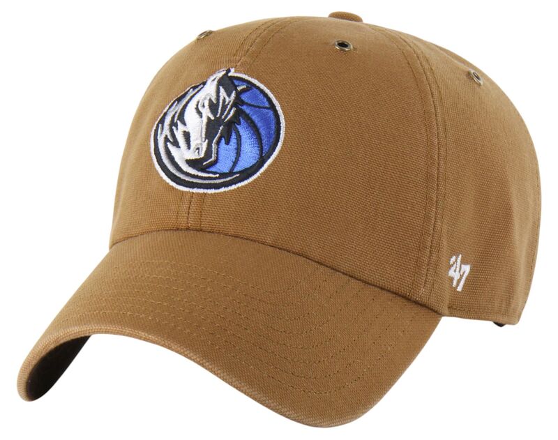 鉄道車両ハート型 レディース 佩び物 かぶり笠 Carhartt x 47 Carhartt x \u002747 Adult Dallas Mavericks Brown Clean Up Adjustable Hat NoColor 赤銅色
