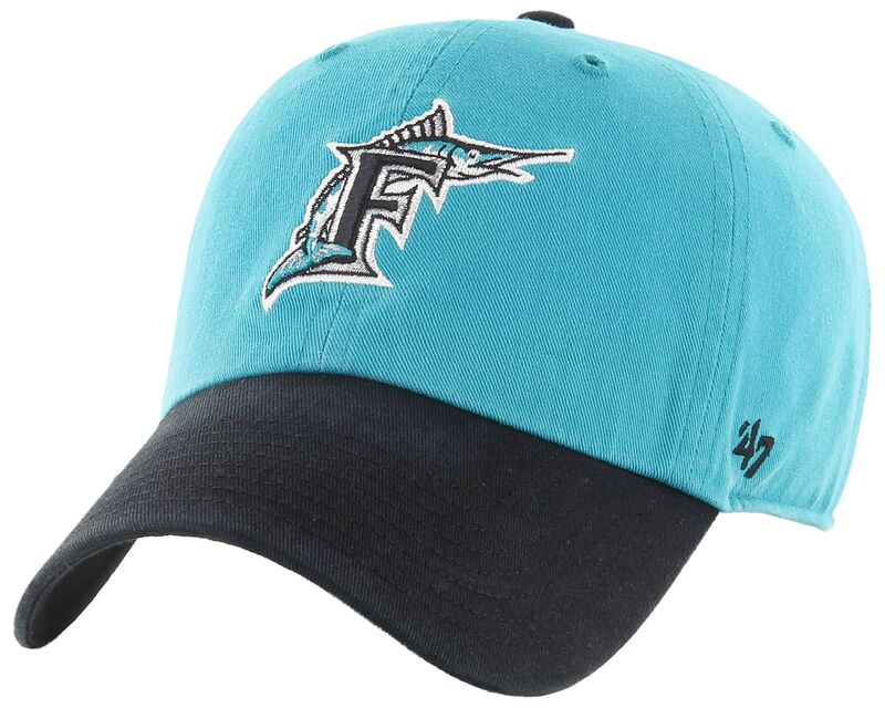 フォーティーセブン レディース 佩び物 かぶり笠 \u002747 Adult Miami Marlins Blue Two Tone Clean Up Adjustable Hat NoColor 青色