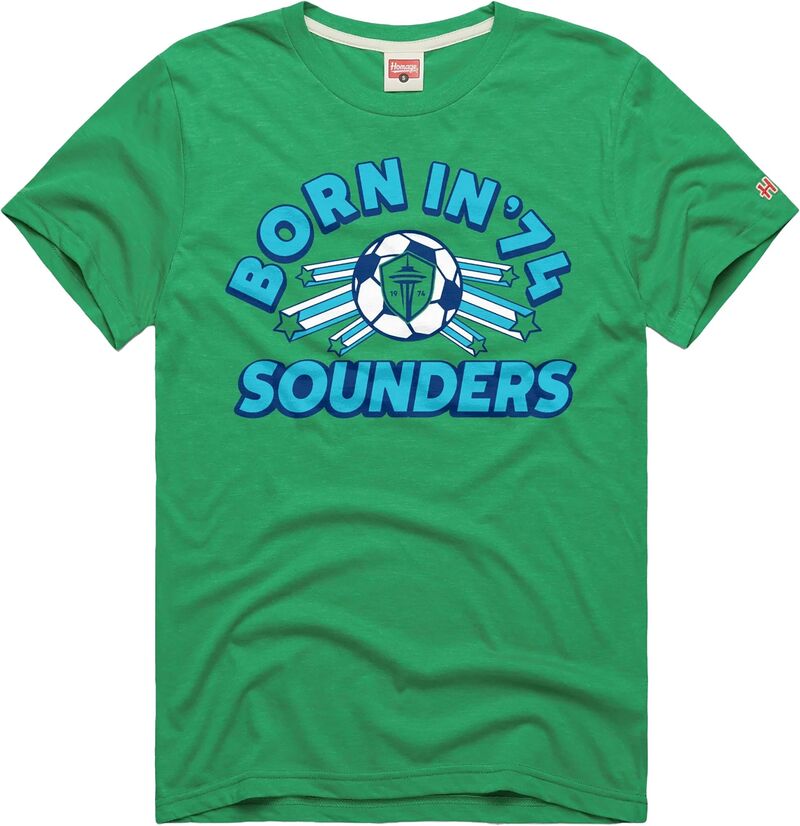 オマージュ メンズ トップス プルオーバー グラフィック HOMAGE Adult Seattle Sounders Green Team Graphic T-Shirt NoColor 緑であること