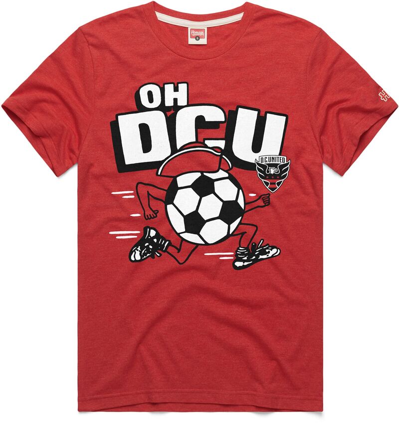 オマージュ メンズ トップス プルオーバー グラフィック HOMAGE Adult D.C. United Red Team Graphic T-Shirt NoColor 赤いこと