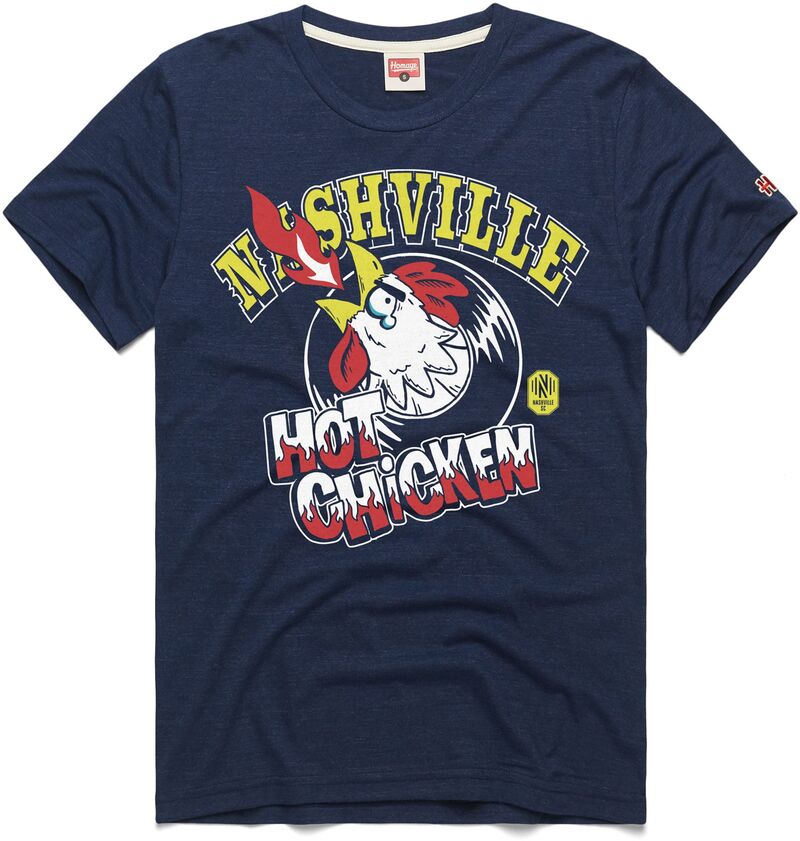 オマージュ メンズ トップス プルオーバー グラフィック HOMAGE Adult Nashville SC Navy Team Graphic T-Shirt NoColor 米国海軍