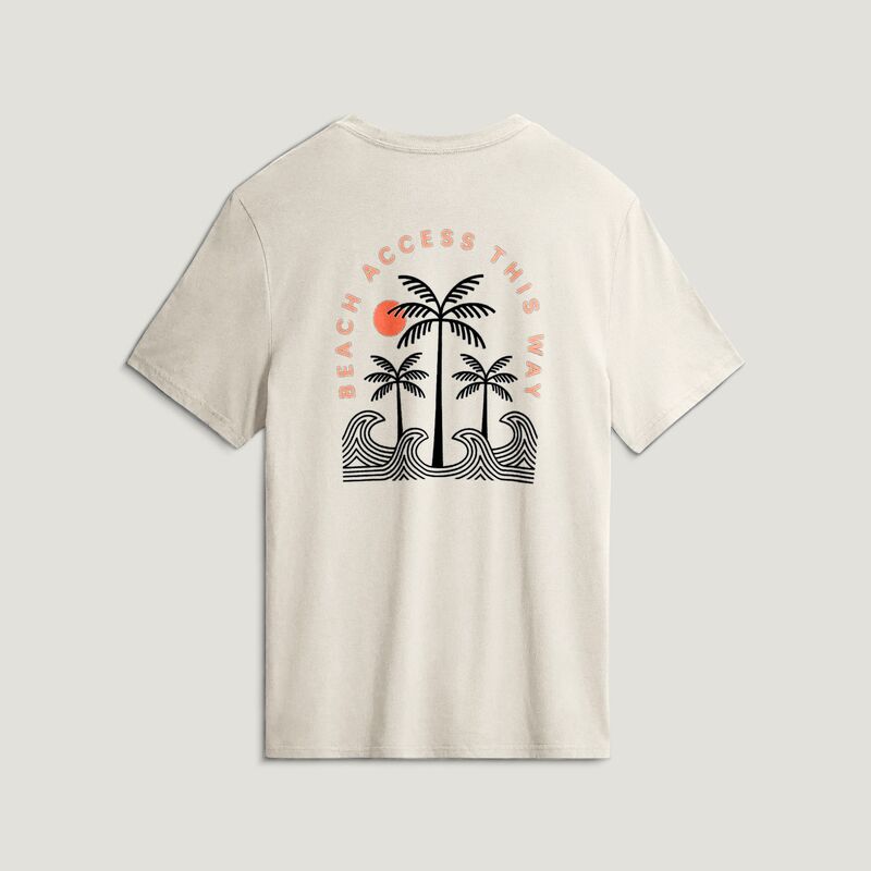 無償性 飛球 メンズ トップス ティーシャツ Free Fly Men\u0027s Beach Access T-Shirt Heather Sea Salt ギョリュウモドキ