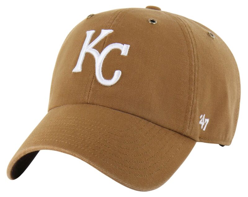 鉄道車両ハート型 メンズ 付属物 鳥打ち帽 Carhartt x 47 Carhartt x \u002747 Adult Kansas City Royals Brown Clean Up Adjustable Hat NoColor 赤銅色