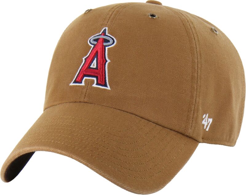 鉄道車両ハート型 メンズ 付属物 鳥打ち帽 Carhartt x 47 Carhartt x \u002747 Adult Los Angeles Angels Brown Clean Up Adjustable Hat NoColor 赤銅色