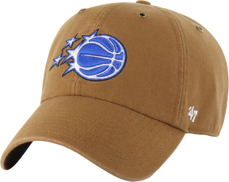 鉄道車両ハート型 レディース 佩び物 かぶり笠 Carhartt x 47 Carhartt x \u002747 Adult Orlando Magic Brown Clean Up Adjustable Hat NoColor 赤銅色