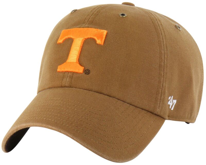 鉄道車両ハート型 メンズ 付属物 鳥打ち帽 ティーシャツ Carhartt x 47 Carhartt x \u002747 Adultennessee Volunteers Brown Clean Up Adjustable Hat NoColor 赤銅色