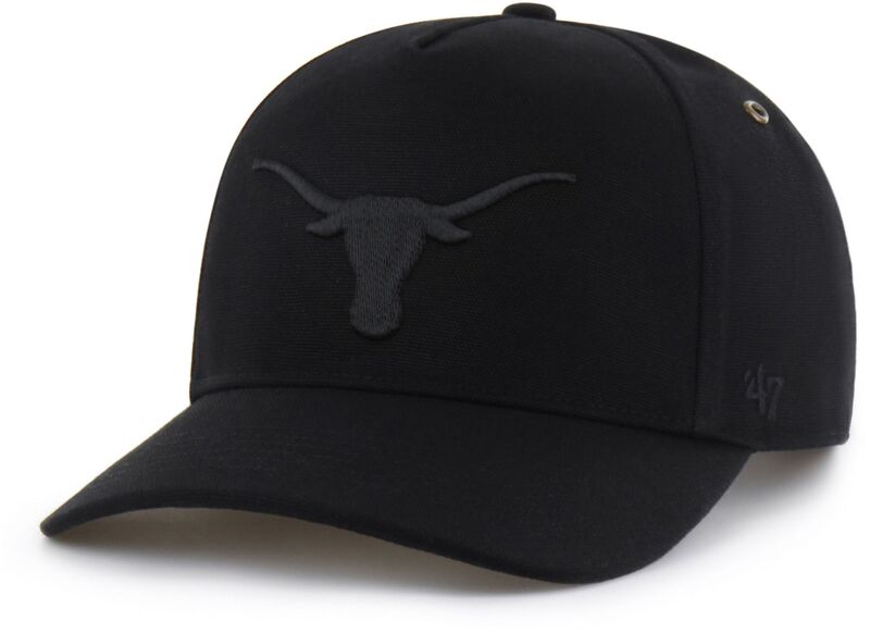 鉄道車両ハート型 レディース 佩び物 かぶり笠 Carhartt x 47 Carhartt x \u002747 Adultexas Longhorns Black Hitch Adjustable Hat NoColor 黒いこと