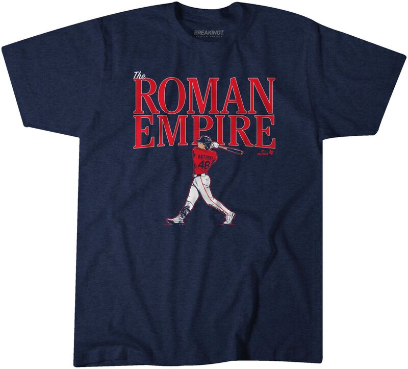 ブレイキング T メンズ トップス プルオーバー 帝国 BreakingT Adult Romanthony \u0027The Roman Empire\u0027 Navy T-Shirt NoColor 米国海軍
