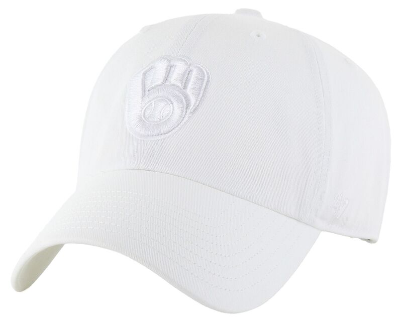 フォーティーセブン レディース 付属物 鳥打ち帽 \u002747 Adult Milwaukee Brewers White Clean Up Adjustable Hat NoColor 白いこと