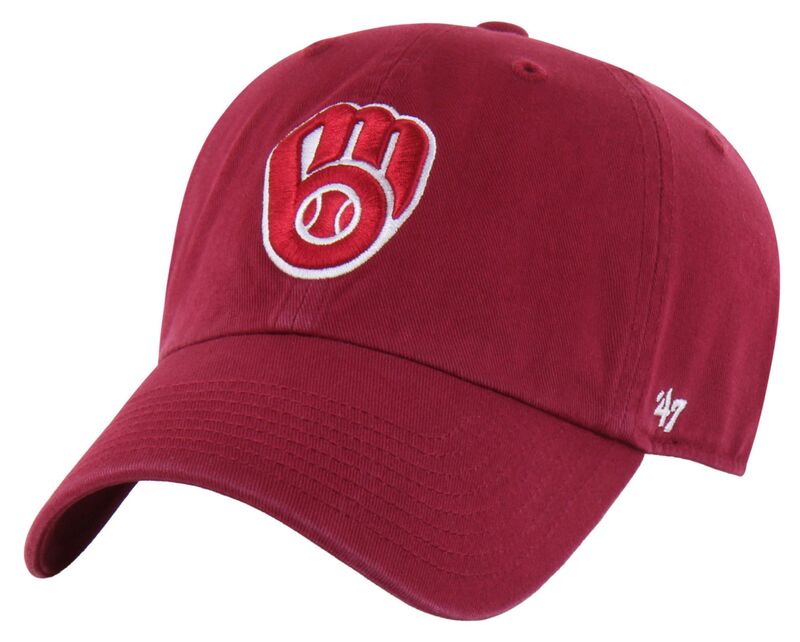 フォーティーセブン レディース 付属物 鳥打ち帽 \u002747 Adult Milwaukee Brewers Red Clean Up Adjustable Hat NoColor 赤いこと