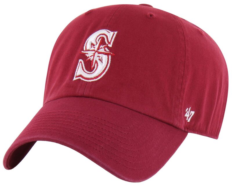 フォーティーセブン レディース 付属物 鳥打ち帽 \u002747 Adult Seattle Mariners Red Clean Up Adjustable Hat NoColor 赤いこと