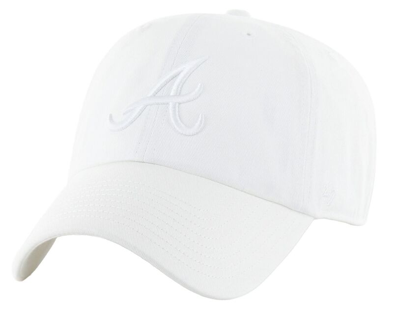 フォーティーセブン メンズ 付属物 鳥打ち帽 \u002747 Adult Atlanta Braves White Clean Up Adjustable Hat NoColor 白いこと