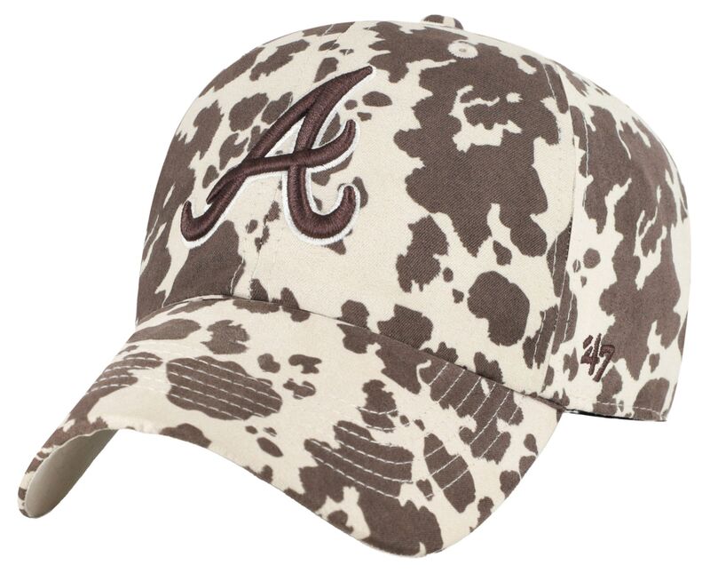 フォーティーセブン レディース 付属物 鳥打ち帽 \u002747 Women\u0027s Atlanta Braves Brown Bessie Clean Up Adjustable Hat NoColor 赤銅色