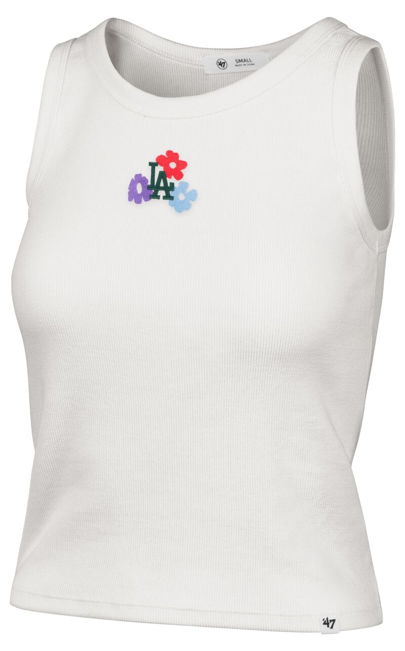 フォーティーセブン レディース トップス 貯蔵タンクとっ始め 御花柄 御花 \u002747 Women\u0027s Los Angeles Dodgers Cream Floral Tank Top NoColor 皮膚軟化剤