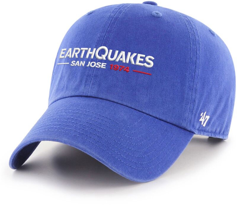 フォーティーセブン メンズ アクセサリー 帽子 '47 Adult San Josearthquakes Royal Blue 2 Hit Clean Up Adjustable Hat NoColor ブルー｜ReVida 店