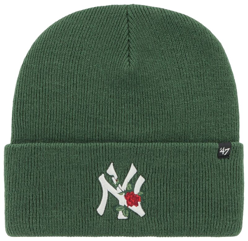 フォーティーセブン レディース 付属物 鳥打ち帽 編み物 \u002747 Adult New York Yankees GreenThorn Cuffed Knit Beanie NoColor