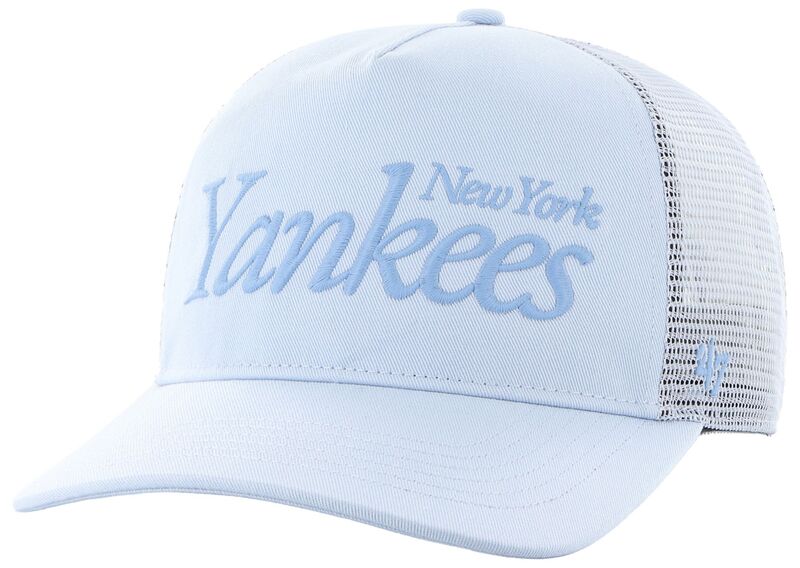 フォーティーセブン レディース 佩び物 かぶり笠 \u002747 Adult New York Yankees Light Blue Foundation Script Hitch Adjustable Hat NoColor 青色