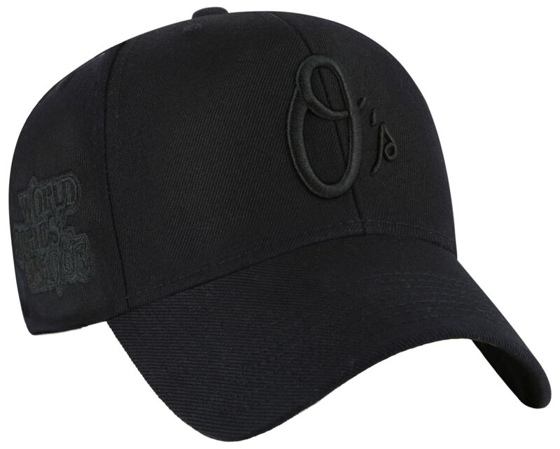 フォーティーセブン レディース 付属物 鳥打ち帽 \u002747 Adult Baltimore Orioles Black Sure Shot Snap MVP Adjustable Hat NoColor 黒いこと