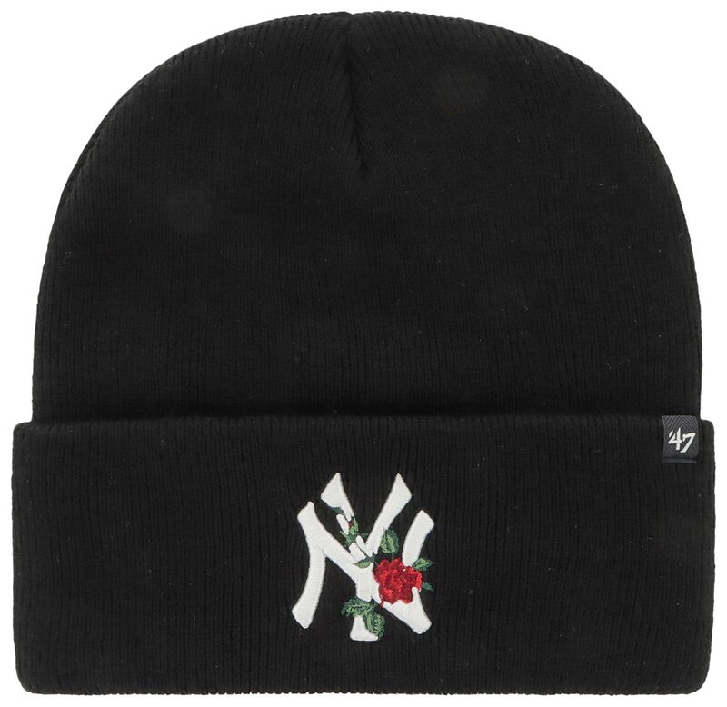 フォーティーセブン レディース 付属物 鳥打ち帽 編み物 \u002747 Adult New York Yankees BlackThorn Cuffed Knit Beanie NoColor
