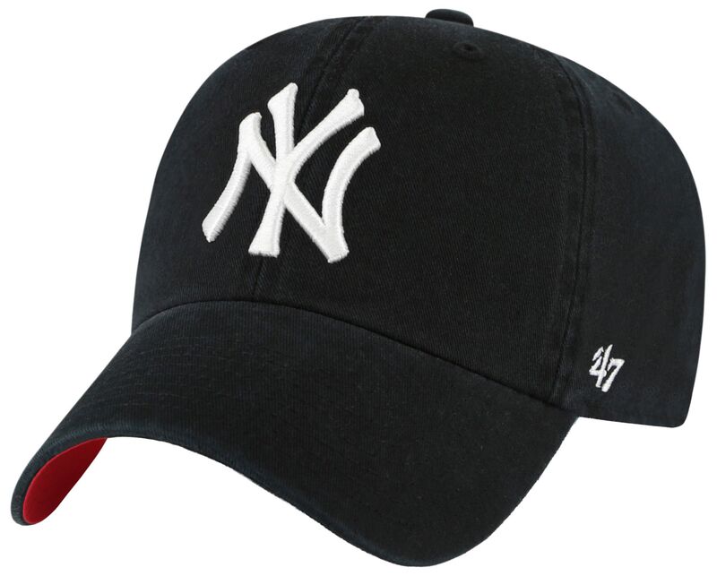 フォーティーセブン レディース 付属物 鳥打ち帽 \u002747 Adult New York Yankees Black Ballpark Clean Up Adjustable Hat NoColor 黒いこと