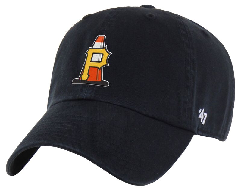 フォーティーセブン レディース 付属物 鳥打ち帽 \u002747 Adult Pittsburgh Pirates Black Cone Clean Up Adjustable Hat NoColor 黒いこと