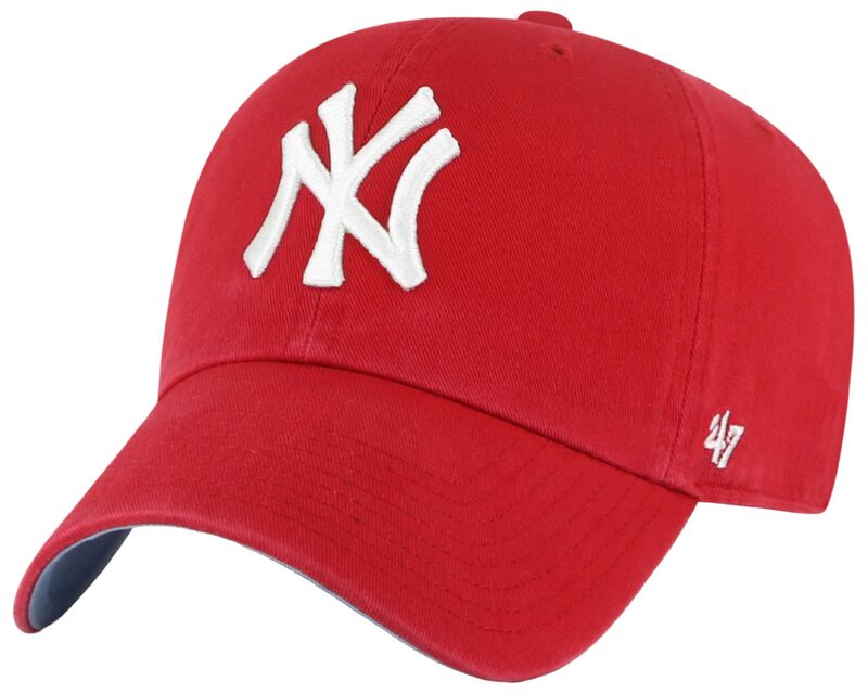 フォーティーセブン レディース 付属物 鳥打ち帽 \u002747 Adult New York Yankees Red Ballpark Clean Up Adjustable Hat NoColor 赤いこと