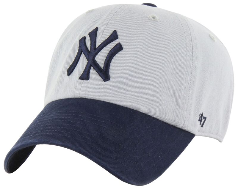 フォーティーセブン メンズ 付属物 鳥打ち帽 \u002747 Adult New York Yankees Grey Two Tone Clean Up Adjustable Hat NoColor 薄墨色