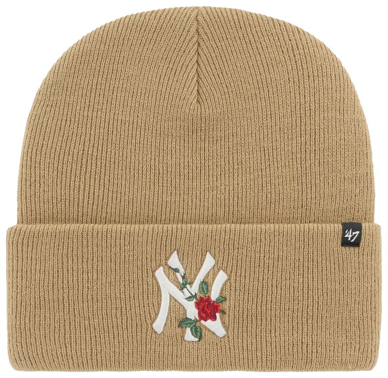 フォーティーセブン メンズ 付属物 鳥打ち帽 編み物 \u002747 Adult New York Yankees KhakiThorn Cuffed Knit Beanie NoColor
