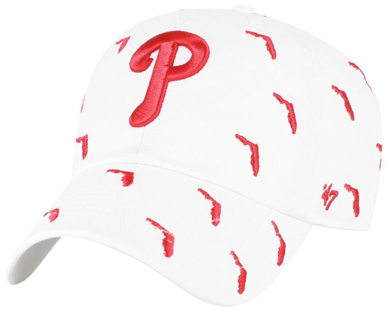 フォーティーセブン メンズ 付属物 鳥打ち帽 \u002747 Adult Philadelphia Phillies White Confetti Clean Up Adjustable Hat NoColor 白いこと
