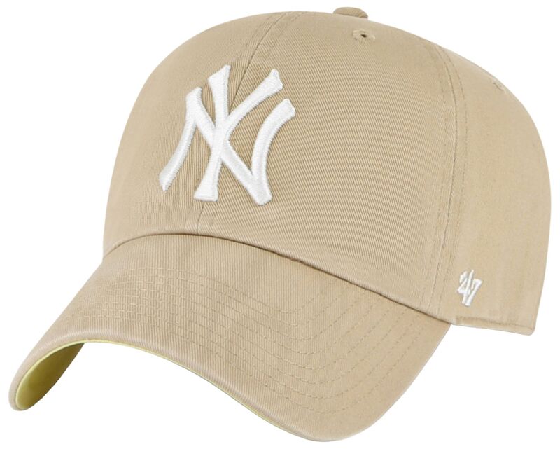 フォーティーセブン レディース 添え物 かぶり笠 \u002747 Adult New York Yankees Khaki Ballpark Clean Up Adjustable Hat NoColor カーキ
