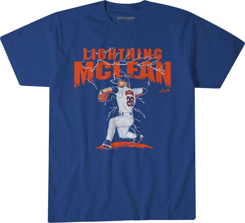 ブレイキング T メンズ トップス Tシャツ BreakingT Adult New York Nolan McLean 'Lightning McLean' T-Shirt NoColor｜ReVida 店