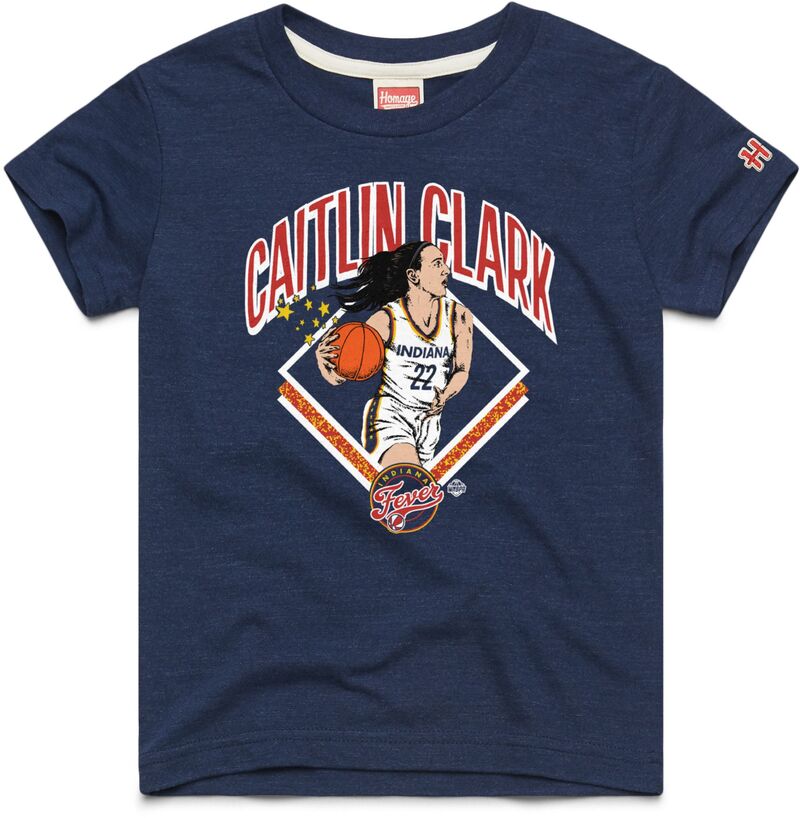 オマージュ メンズ トップス プルオーバー HOMAGE Adult Indiana Fever Grey Caitlin Clark T-Shirt NoColor 薄墨色