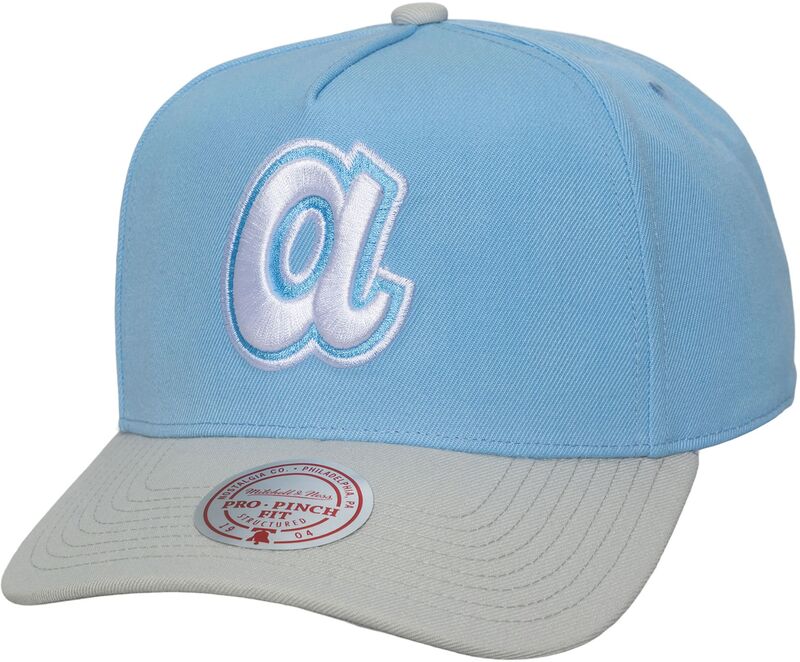 ミッチェル\u0026ネス メンズ 付属物 鳥打ち帽 Mitchell \u0026 Ness Adult Atlanta Braves Light Blue Gleam Cooperstown Snapback Adjustable Hat NoColor 青碧