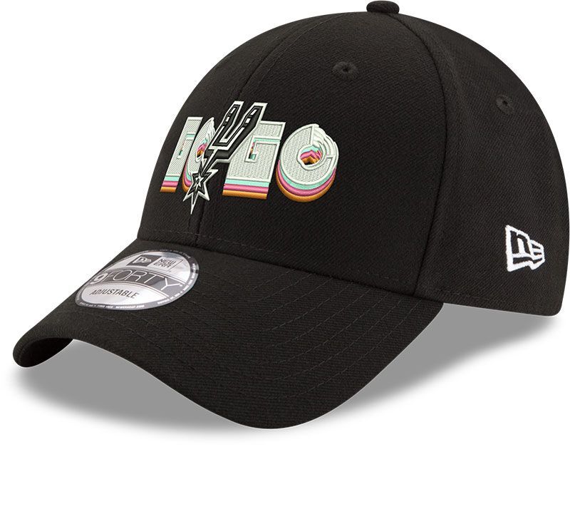 ニュー内鰓 レディース 添え物 かぶり笠 New Eradult Santonio Spurs Black Go Slogan 9Forty Adjustable Hat NoColor 黒いこと