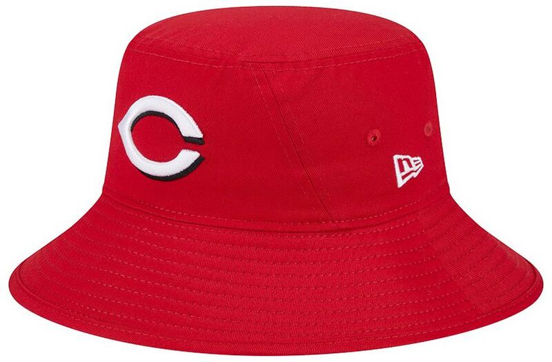 ニュー内鰓 レディース 佩び物 かぶり笠 New Eradult Cincinnati Reds Red Evergreen Bucket Hat NoColor 赤いこと