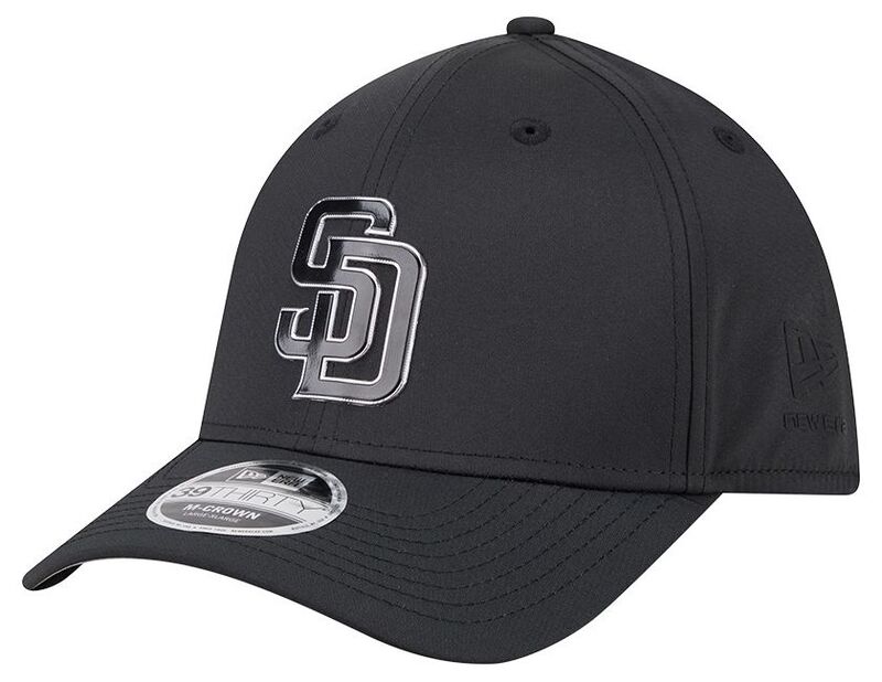 ニュー内鰓 レディース 佩び物 かぶり笠 トール New Eradult San Diego Padres Black Metallic 39Thirty Stretch Fit Hat NoColor 黒いこと