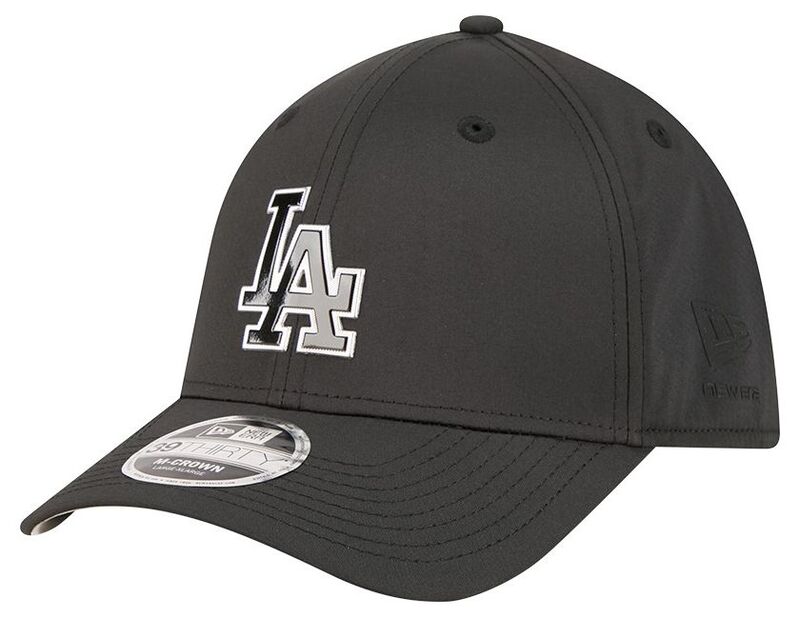 ニュー内鰓 メンズ 添え物 かぶり笠 トール New Eradult Los Angeles Dodgers Black Metallic 39Thirty Stretch Fit Hat NoColor 黒いこと