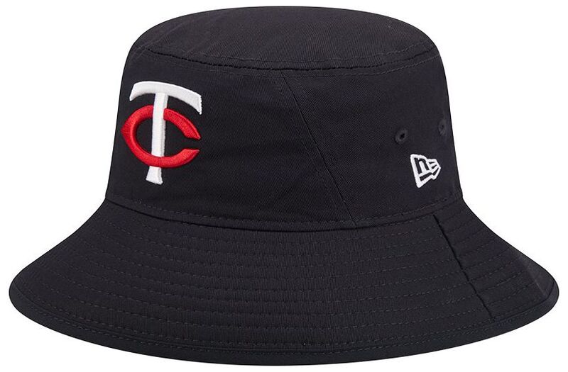 ニュー内鰓 レディース 佩び物 かぶり笠 New Eradult Minnesota Twins Navy Evergreen Bucket Hat NoColor 米国海軍