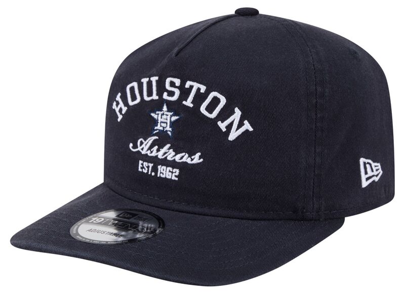 ニュー内鰓 レディース 佩び物 かぶり笠 New Eradult Houston Astros Navy 19Twenty Stacked Adjustable Hat NoColor 米国海軍