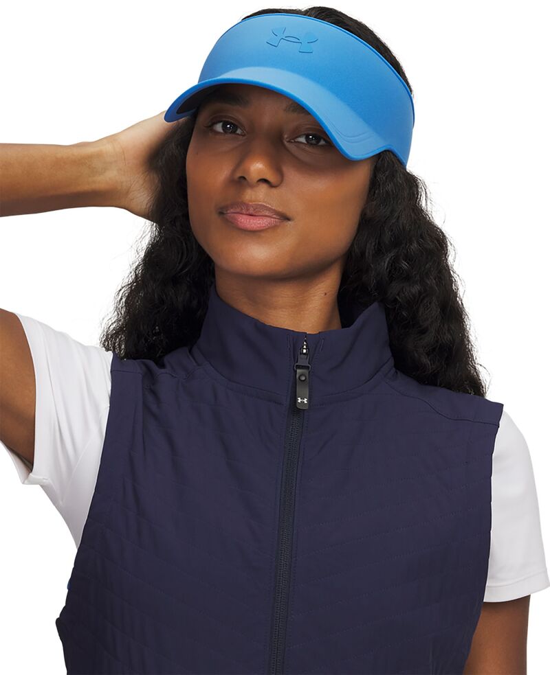 アンダーアーマー レディース 添え物 かぶり笠 Under Armour Unisex StealthForm Visor Blue Atlantis/Solar Orange/Blue Atlantis 青碧