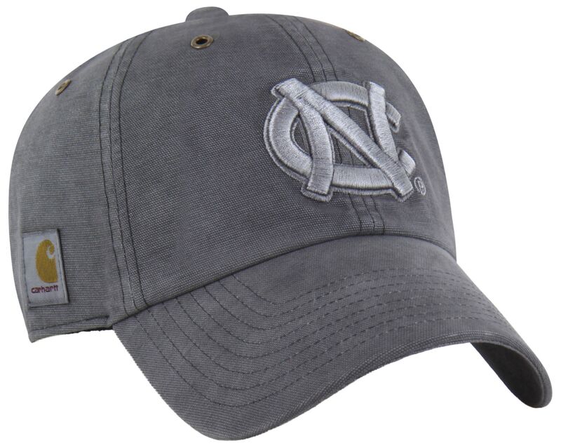 鉄道車両ハート形 レディース 添え物 かぶり笠 踵 Carhartt x 47 Carhartt x \u002747 Adult North Carolina Tar Heels Charcoal Dyed Clean Up Adjustable Hat NoColor 暗灰色