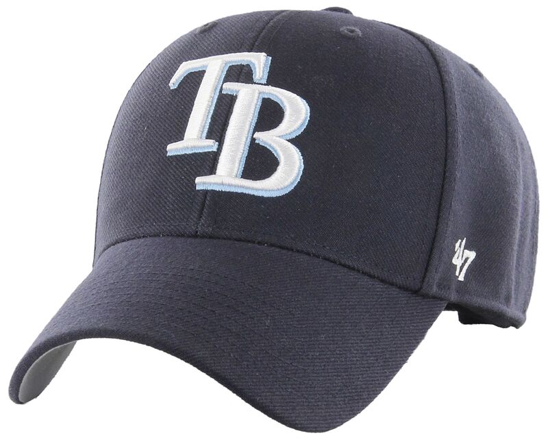 フォーティーセブン メンズ アクセサリー 帽子 ''47 Men's Tampa Bay Rays Navy MVP Adjustable Hat NoColor ネイビー|ReVida 店
