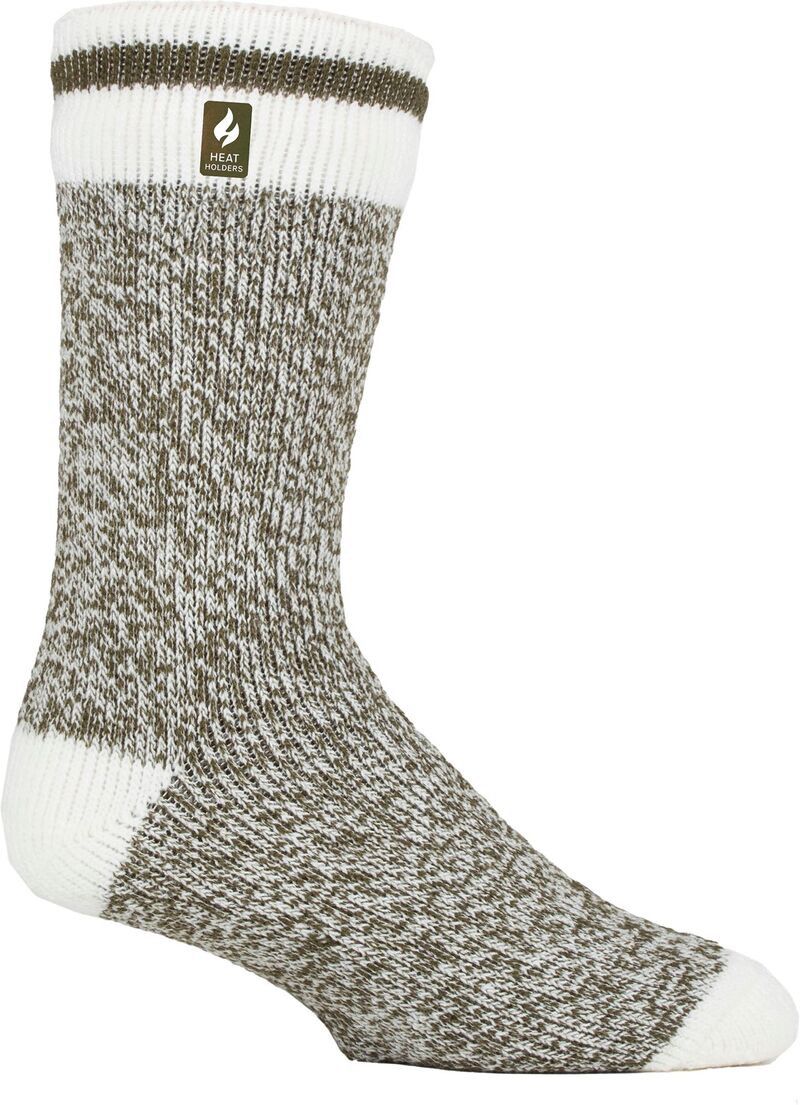 ヒートホルダーズ レディース アンダーお召しもの ソックス Heat Holders Men\u0027s Jeffrey Block Twist Crew Socks Forest Green 緑であること