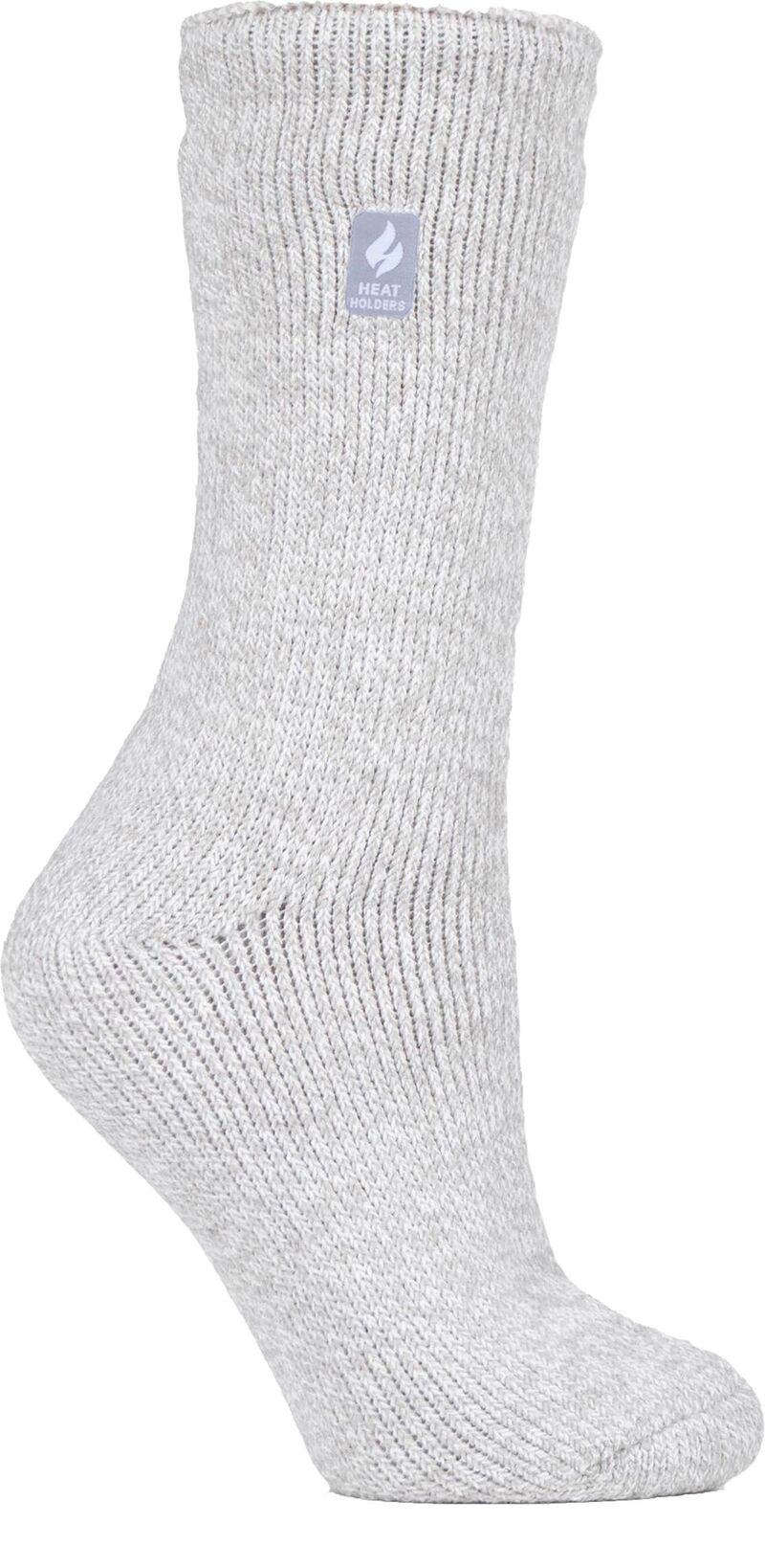 ヒートホルダーズ メンズ アンダーお召しもの ソックス Heat Holders Women\u0027s Primrose Twist Crew Socks Light Grey/White 白いこと